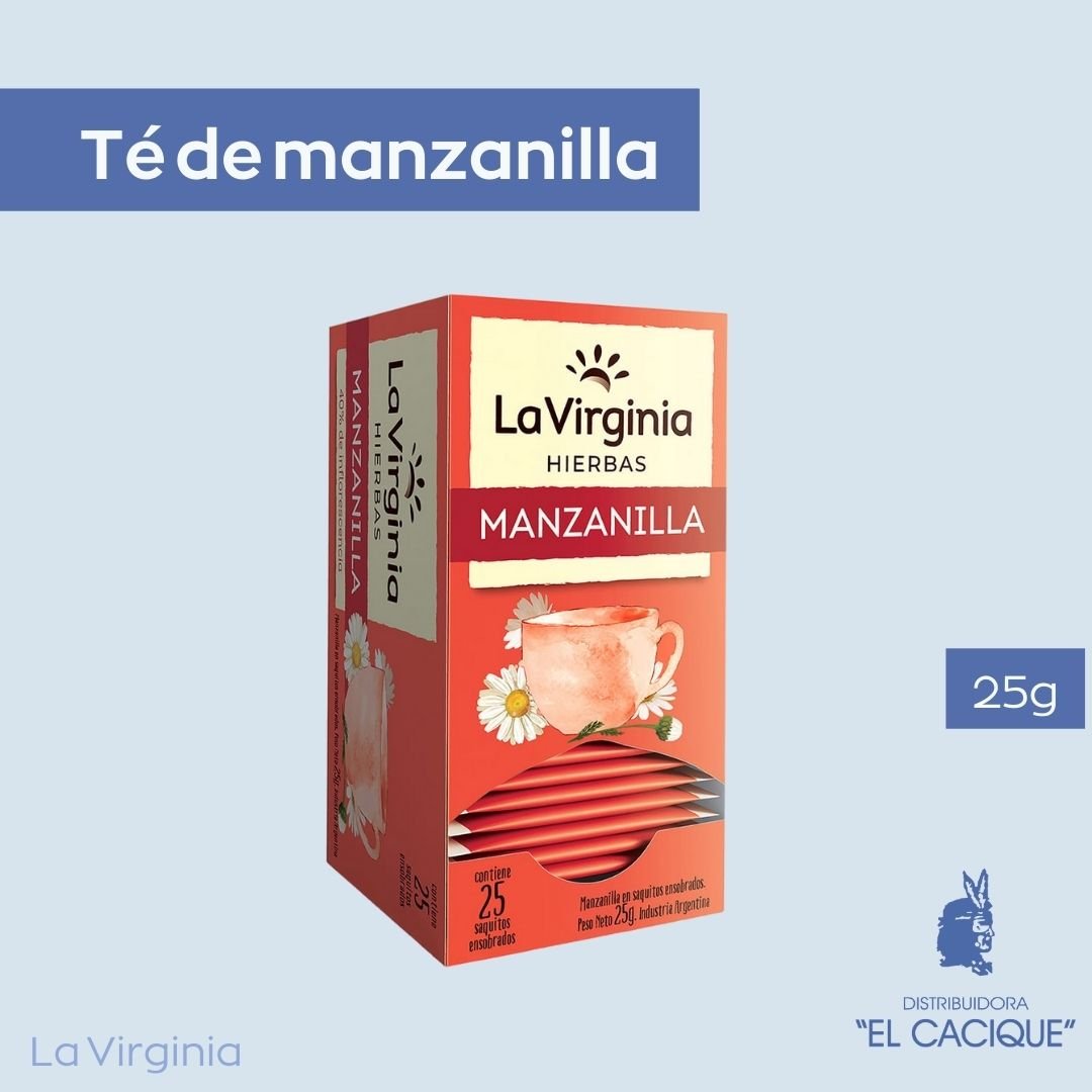 TE DE MANZANILLA  LA VIRGINIA  SAQ.X 25 GR.